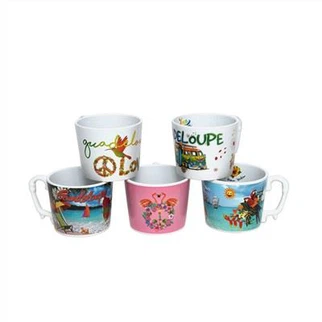 Mug bainne ceirmeach béal mór