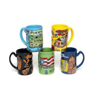 Mug ceirmeach cabhraithe gloinithe