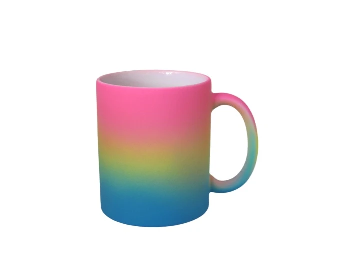 Sprayed Color Stoneware Tea Mug