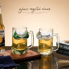 Cothabháil mugaí beoir gloine atá deartha i stíl bikini